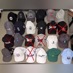 Assorted Men's Golf and Baseball Caps